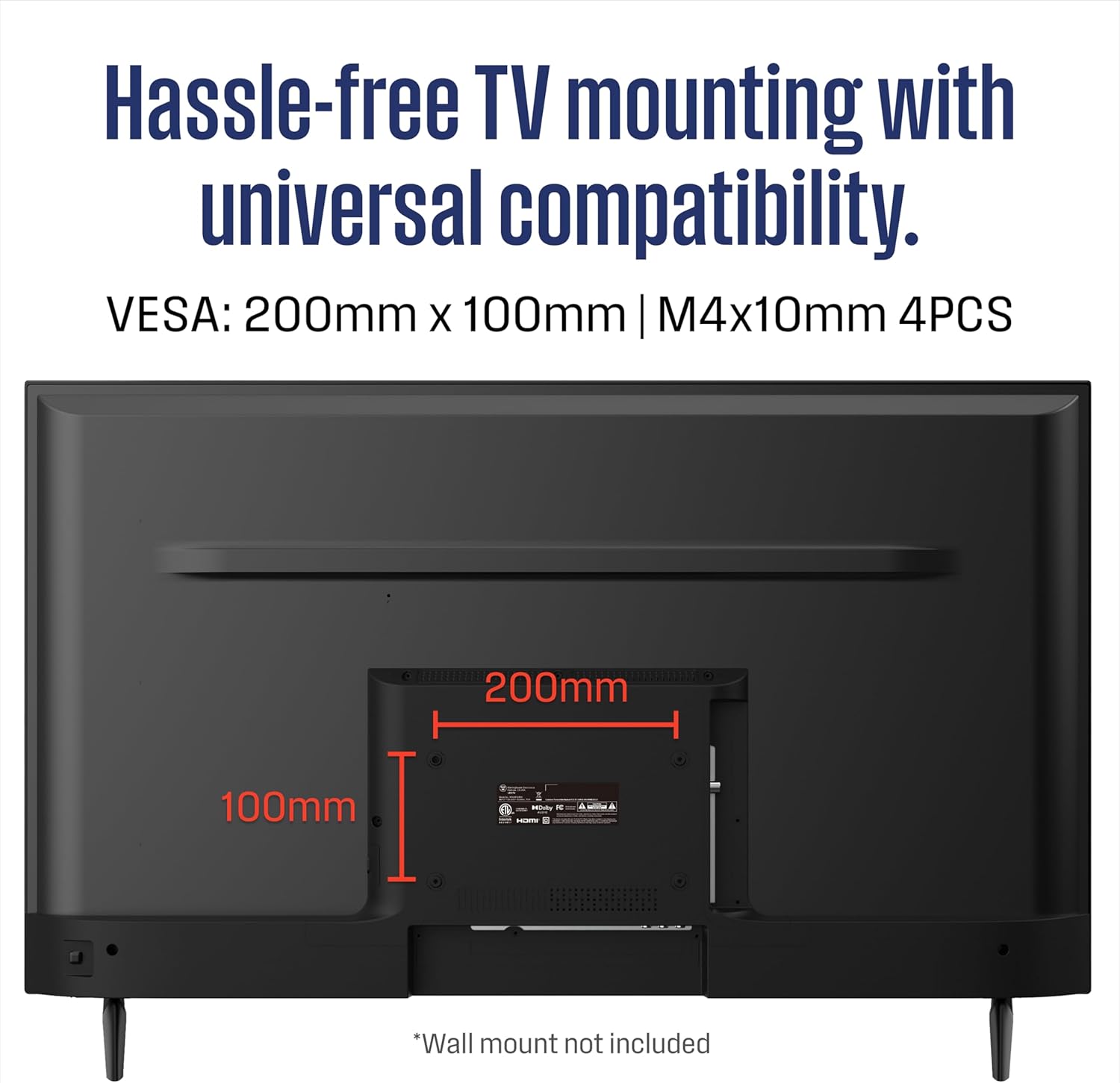 Westinghouse 40-inch Smart TV, FHD 1080P Xumo TV w/Voice Remote, Flat Screen Television w/Dolby Atmos, Bluetooth, Apple AirPlay, Wi-Fi & Mobile Connectivity