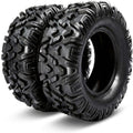 ATV/UTV Tires 24x10-11,All-Terrain Mud Tires 24x10x11,6-Ply,Non-Directional Tread,Tubeless,Set of 2