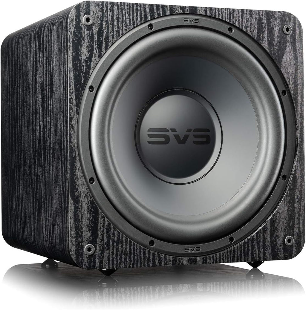 SVS SB-1000 Pro Subwoofer (Black Ash) | 12-in Driver, 325 Watt RMS, Sealed Cabinet