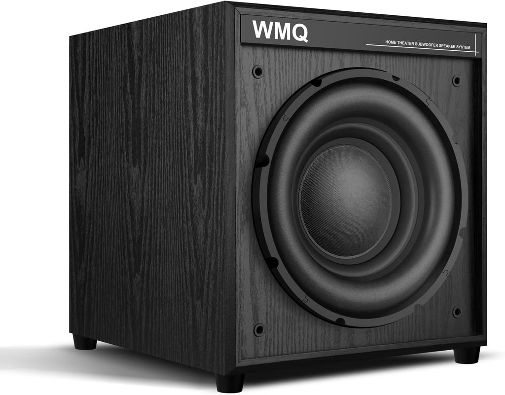 10" Powered Home Subwoofer, 300W RMS, High-Fidelity Bass, MDF Enclosure with Heat Sink