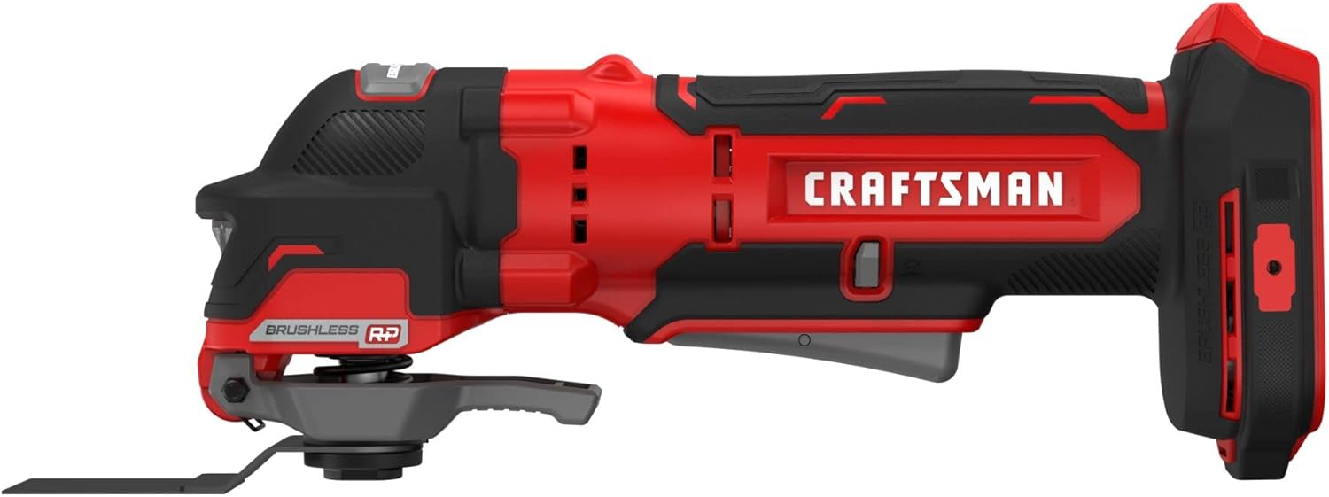 CRAFTSMAN V20 Cordless Oscillating Tool, Multi-Tool, Up to 19,000 OPM, Bare Tool Only (CMCE565B)