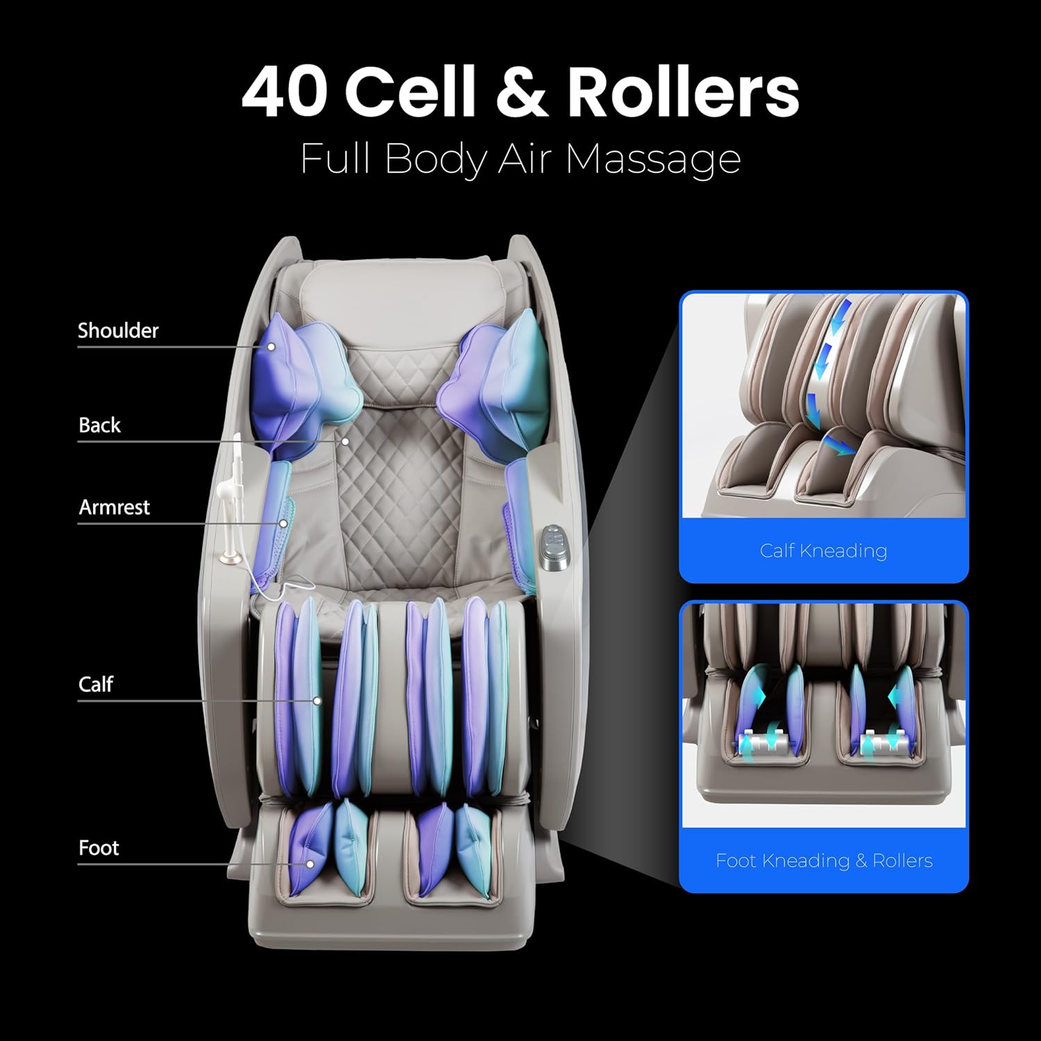 Osaki Ai Monarch LE | Full Body | Sonic Massage | 3D + Massage Mechanism | Body Scan | Hand Reflexology (Black)