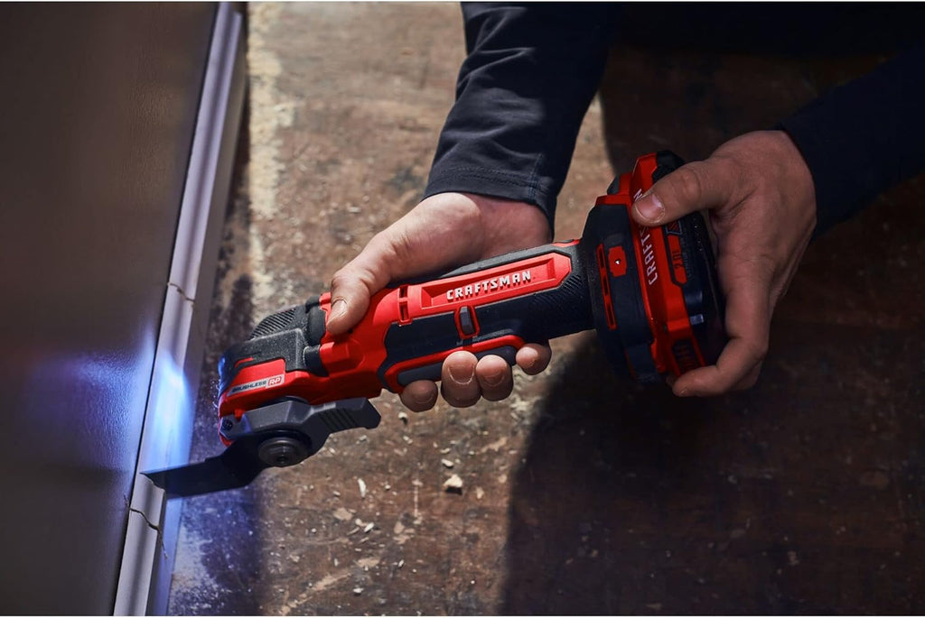 CRAFTSMAN V20 Cordless Oscillating Tool, Multi-Tool, Up to 19,000 OPM, Bare Tool Only (CMCE565B)