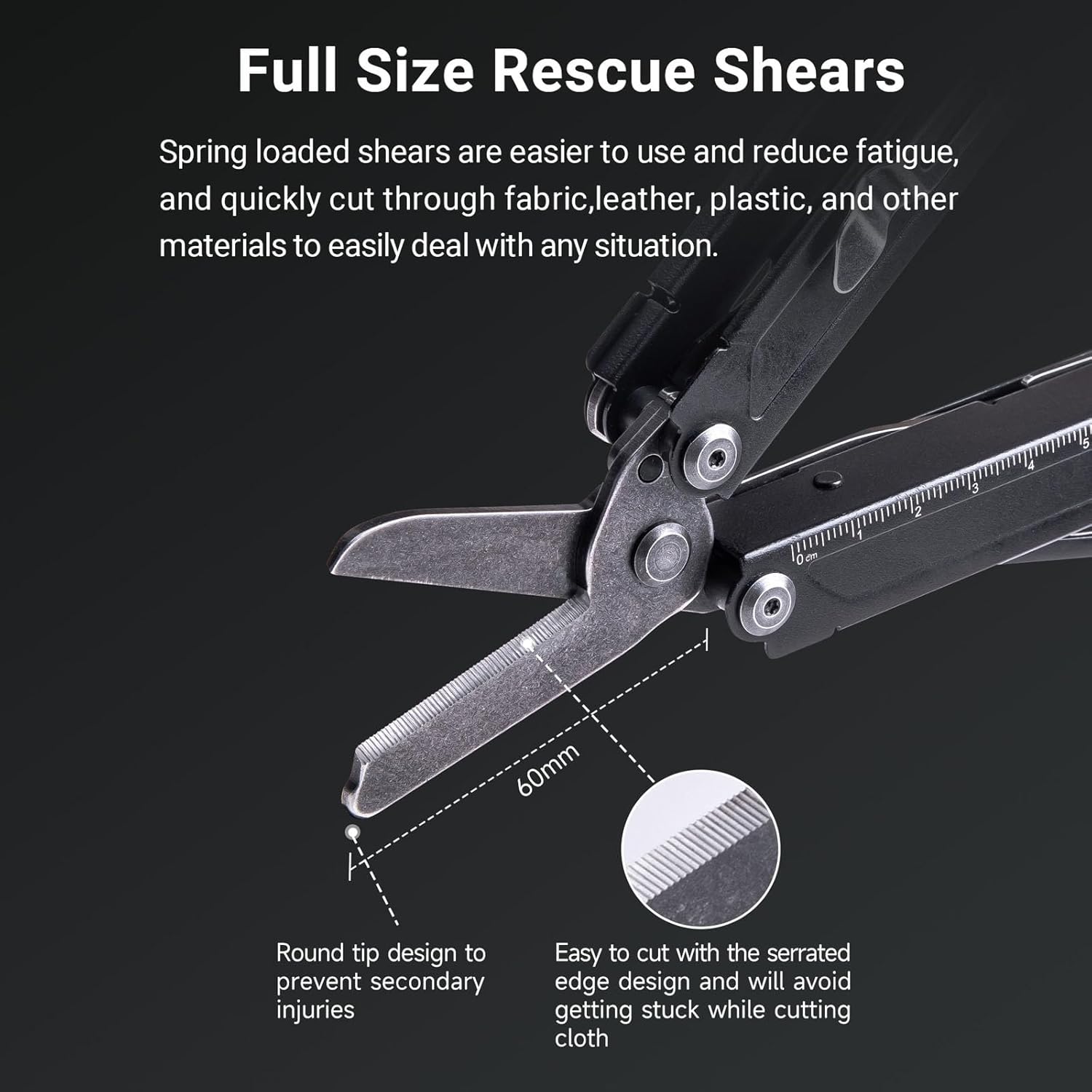 NEXTORCH PIONEER 14-IN-1 Multi-tools Full-Size,Versatile Multi-tool Set with Scissors Needle Nose Pliers Pocket Clip Multi-tool
