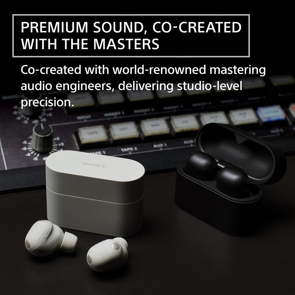 Sony WF-1000XM6 The Best Truly Wireless Noise Cancelling Earbuds (2026 Model), Bluetooth in-Ear Headphones, with Studio-Quality Sound, Up to 24 Hours of Battery Life, Platinum Silver
