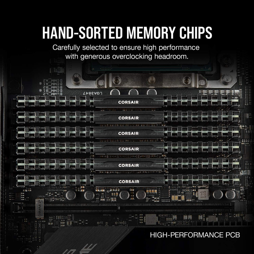 Corsair Vengeance LPX DDR4 RAM 16GB (2x8GB) 3200MHz CL16-18-18-36 1.35V Intel AMD Desktop Computer Memory - Black (CMK16GX4M2B3200C16)