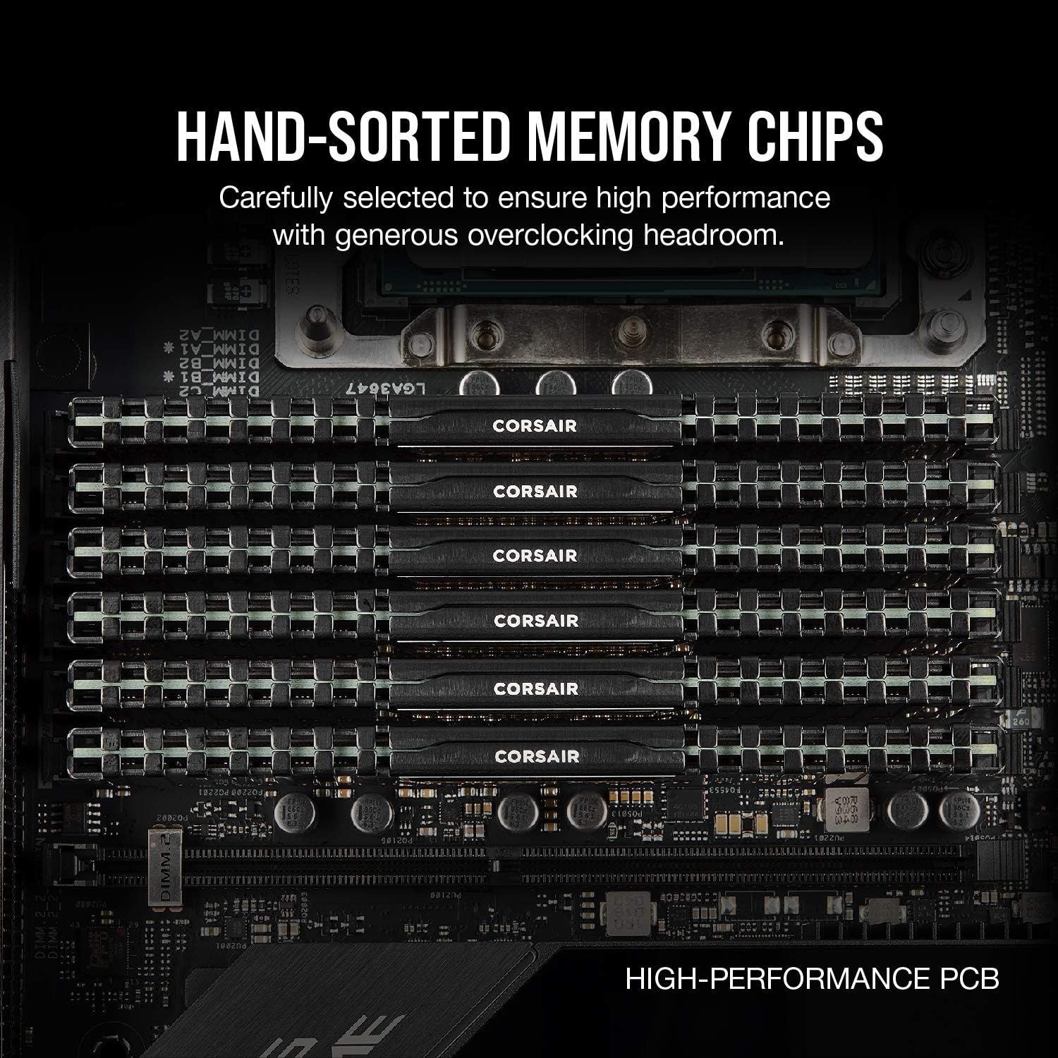 Corsair Vengeance LPX DDR4 RAM 16GB (2x8GB) 3200MHz CL16-18-18-36 1.35V Intel AMD Desktop Computer Memory - Black (CMK16GX4M2B3200C16)