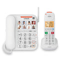 VTech SN5147 Amplified Corded/Cordless Senior Phone with Answering Machine, Big Buttons, 90dB Extra-Loud Ringer, 50dB Audio Assist, Call Blocker