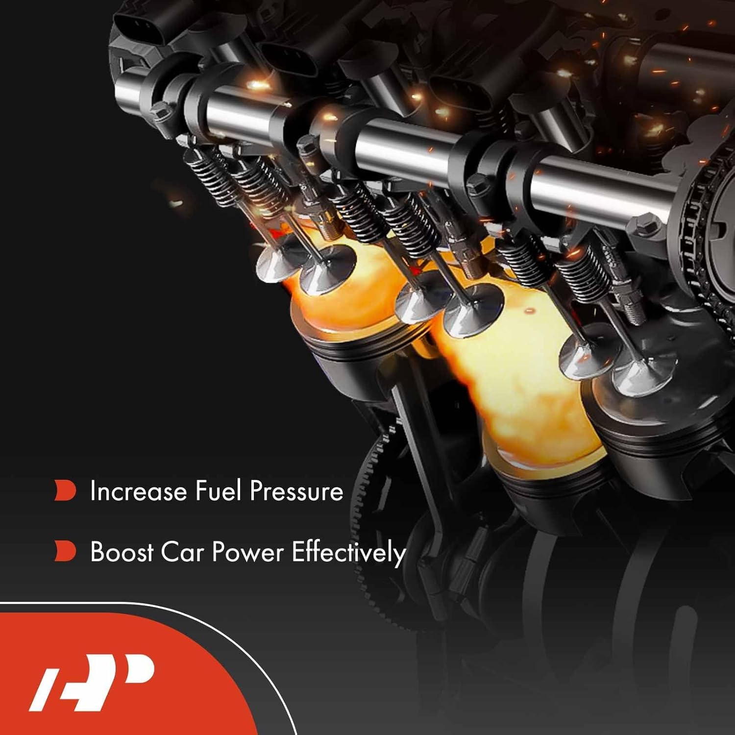 A-Premium Direct Injection High Pressure Fuel Pump Compatible with Chevrolet Traverse, Camaro & GMC Acadia, Acadia Limited & Buick Enclave, LaCrosse, Allure & Cadillac CTS, STS & Saturn Outlook