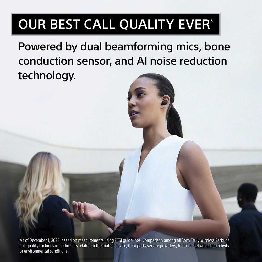 Sony WF-1000XM6 The Best Truly Wireless Noise Cancelling Earbuds (2026 Model), Bluetooth in-Ear Headphones, with Studio-Quality Sound, Up to 24 Hours of Battery Life, Platinum Silver