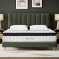 Suiforlun 14 Inch Queen Size Mattress -Motion Isolation Pocketed Coils with Edge Support, Fiberglass Free Hybrid Mattress for Back Pain Relief, Medium Firm, 60"x80"