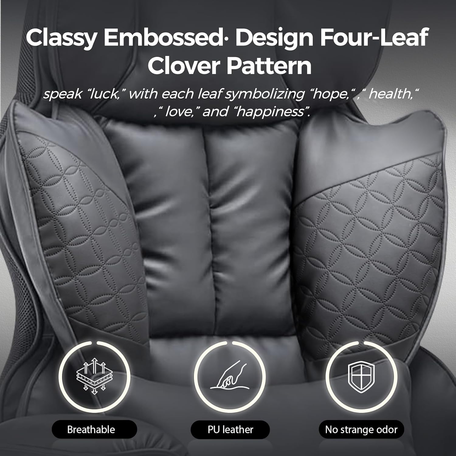 COMHOMA Big and Tall Office Chair Heavy Duty Wide Ergonomic Gaming Chair with Deluxe Embossing Designed Leather with Foot Rest,150°Reclining Adjustable Armrests Pocket Spring Back Support and Pillow