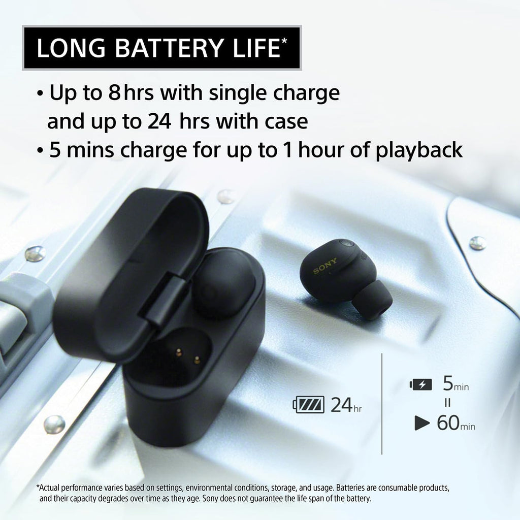 Sony WF-1000XM6 The Best Truly Wireless Noise Cancelling Earbuds (2026 Model), Bluetooth in-Ear Headphones, with Studio-Quality Sound, Up to 24 Hours of Battery Life, Platinum Silver