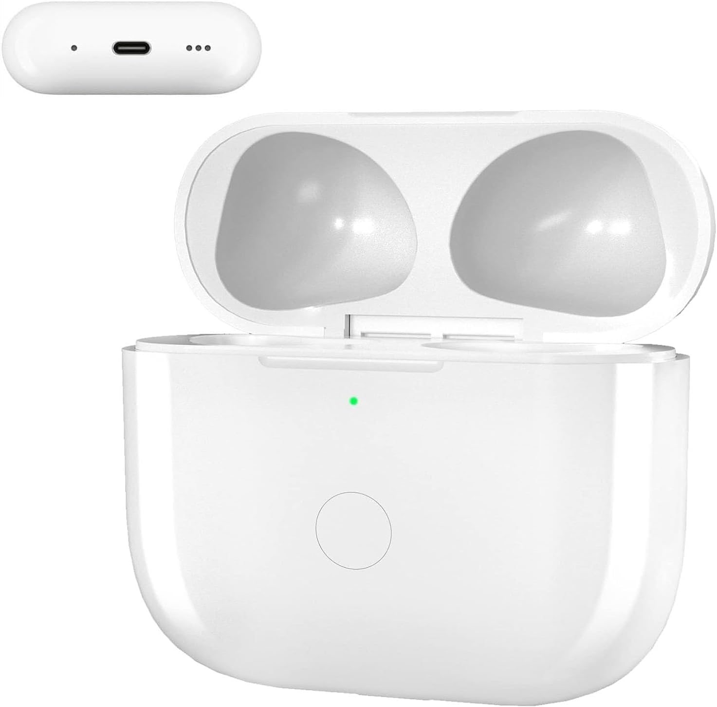 USB-C Charging Case for AirPods 3rd Gen, Compatible for AirPod 3rd Generation Charging Case, Built-in 450mAh Battery with Bluetooth Pairing Sync Button (Headphones Not Included) (A4)