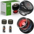 Smart Cupping Set, Electric Cupping Device with Red Light, Heated Cupping Massager with 12-Level Suction & Heat, Cupping Machine for Pain Relief (2 Pack)