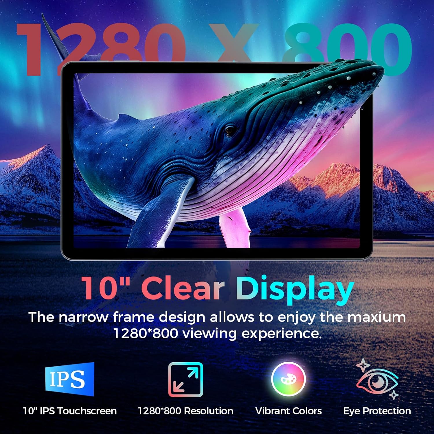 Tablet with Keyboard, 2026 Android 15 tablet with 26GB+256GB+2TB Expand, 10 Inch Tablet PC with 8-Core, Gemini AI, 5G WiFi, 8000mAh, BT5.0, GPS, Electronics Tablets with Case/Mouse/Stylus(Silver Case)