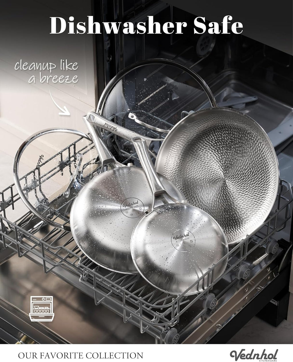 Titanium Pans set, 8+10+12Inch Pure Titanium Hammered Pro with Two Lids, Non-Toxic Skillet for Cooking, PFAS/PFOA/PTFE Free Cookware, Dishwasher&Oven Safe, Kitchen Induction Compatible
