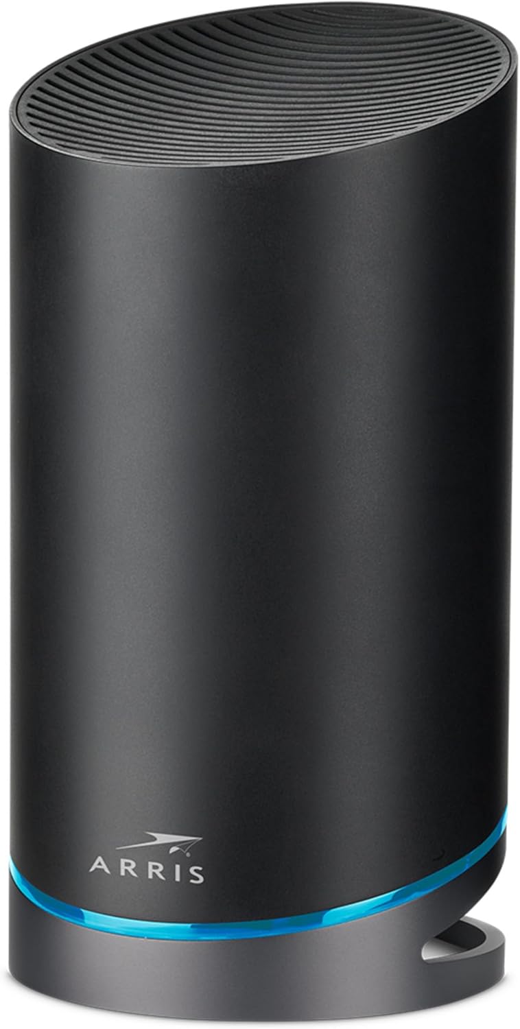 ARRIS SURFboard mAX Pro W133 Tri-Band Mesh Wi-Fi 6 System , AX11000 Wi-Fi Speed up to 11 Gbps , Coverage 6,000 sq ft , 4.8 Gbps Backhaul , Four 1 Gbps Ports per Node , Alexa Support