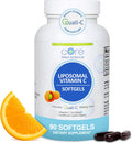 Core Med Science Liposomal Vitamin C 1000mg, 90 Softgels - Non-GMO Natural Liposomal Vitamin C Supplement that Promotes Healthy Skin - Immune System Booster for Adults, Supports Collagen Formation