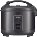Tiger JNP-S55U-KY 3 Cup Capacity White Rice Cooker with Non-Stick Inner Pot, Retractable Power Cord, and Keep Warm up to 12 hours (Obsidian Black)