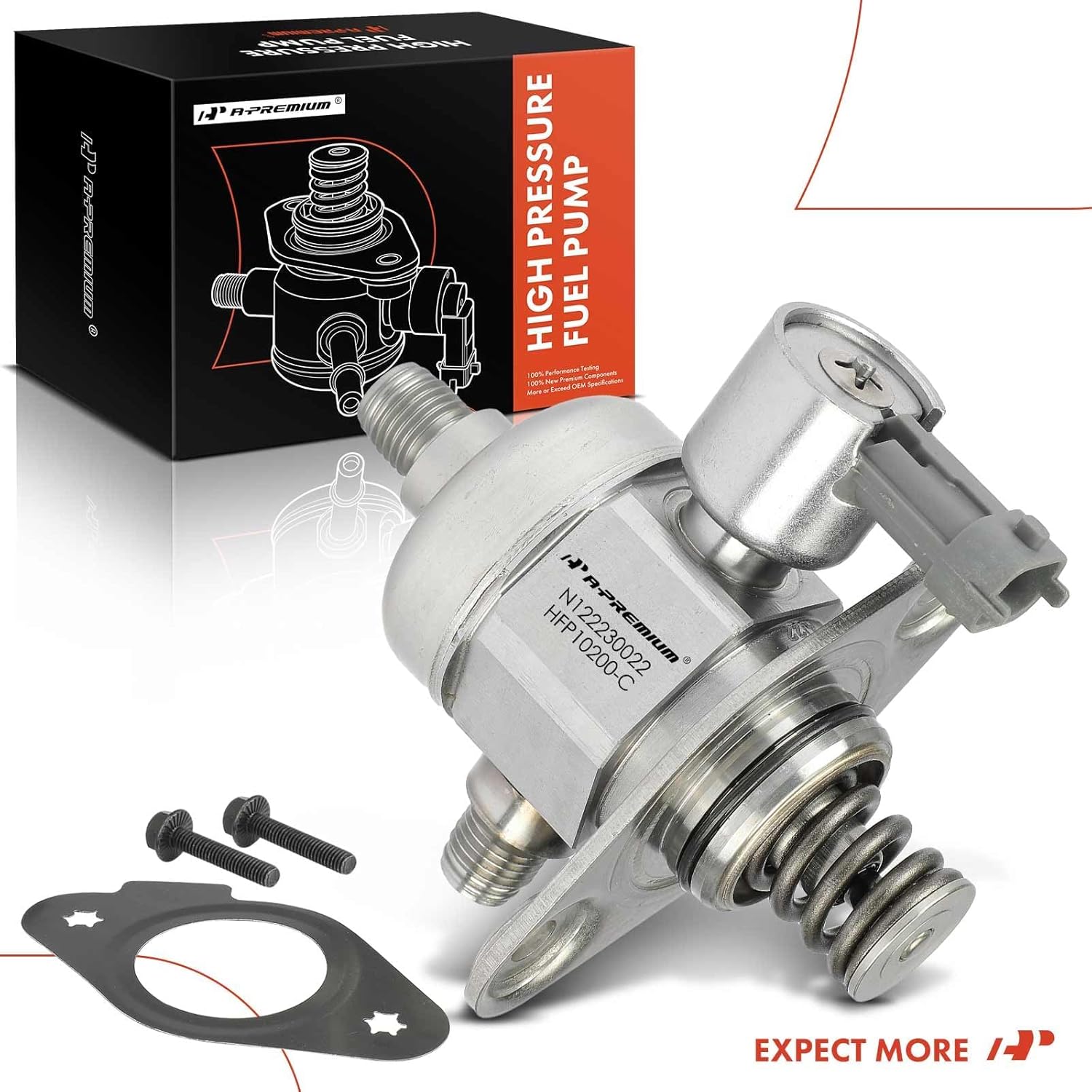 A-Premium Direct Injection High Pressure Fuel Pump Compatible with Chevrolet Traverse, Camaro & GMC Acadia, Acadia Limited & Buick Enclave, LaCrosse, Allure & Cadillac CTS, STS & Saturn Outlook