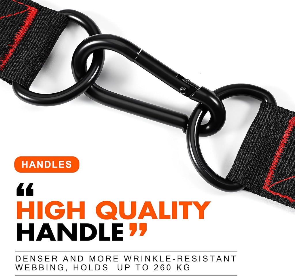 HPYGN Exercise Handle, Replacement Fitness Equipment for Pilates, Yoga, Strength Trainer, Pull Down Home Gym Red, Grey, Blue Working Out Handle