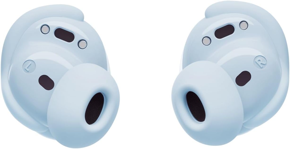 Bose QuietComfort Earbuds - True Wireless Bluetooth Earbuds with Active Noise Cancellation and Mic, USB-C Charging, IPX4 Rating, Up to 8.5 Hours of Playtime, Ice Blue - Limited Edition Color