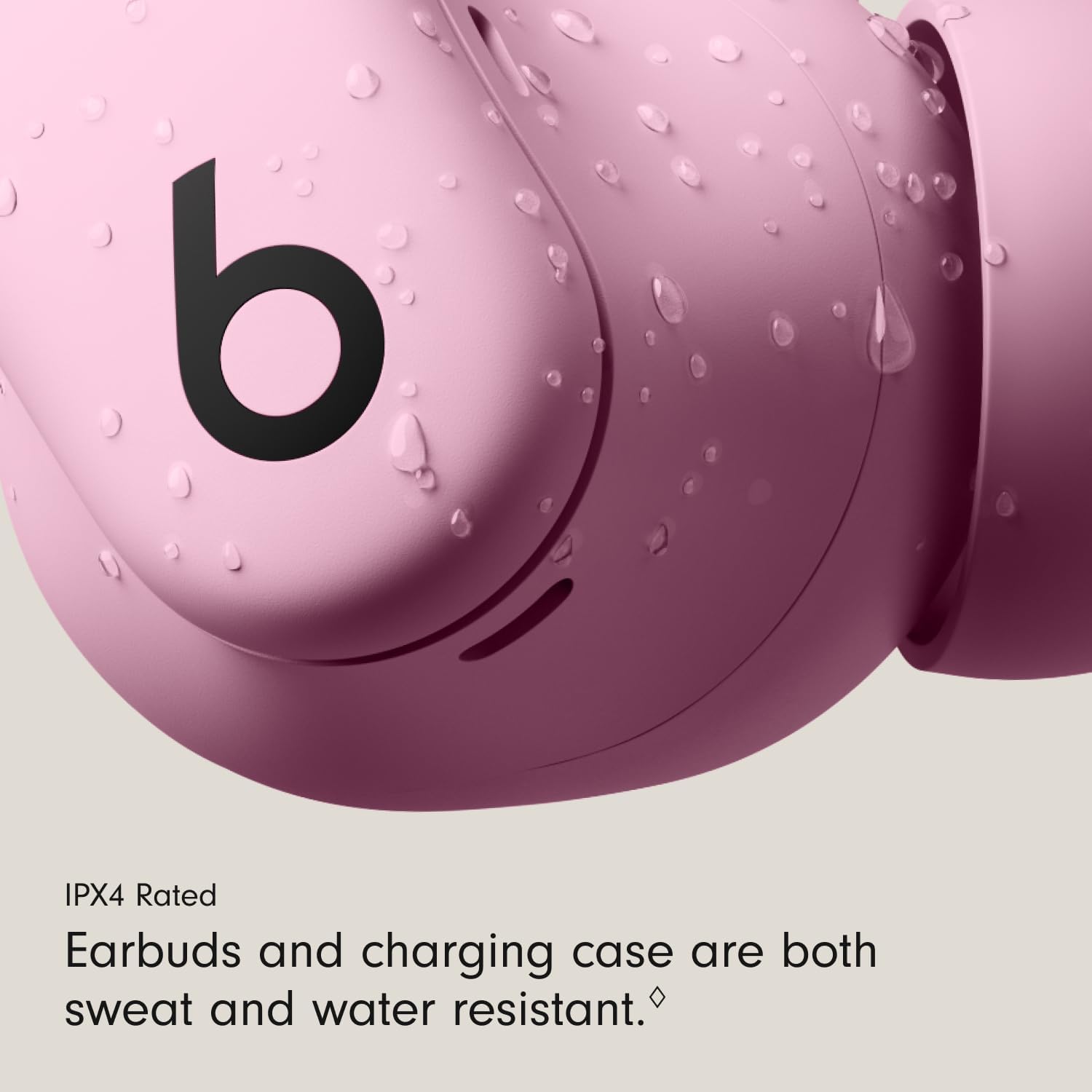Beats - Powerbeats Fit - Wireless Noise-Cancelling Workout Earbuds with Ultimate Secure Fit with USB-C Charging Cable (1.5m) - Power Pink