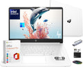 HP 14" Laptop Thin and Light for 2026 Student Business with Office Suite, Copilot AI, Intel CPU Up to 2.8GHz, 16GB RAM, 628GB Storage (128GB SSD+500GB Ext), WiFi 6, Win 11 Pro, MarxsolAccessory, White