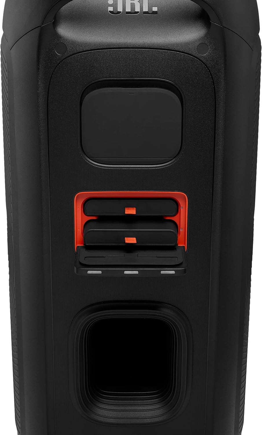 JBL PartyBox 720 - Loudest Battery-Powered Party Speaker with Superior Pro Sound and a Futuristic lightshow, Up to 15 Hours Playtime & IPX4 Splash Proof (Black)