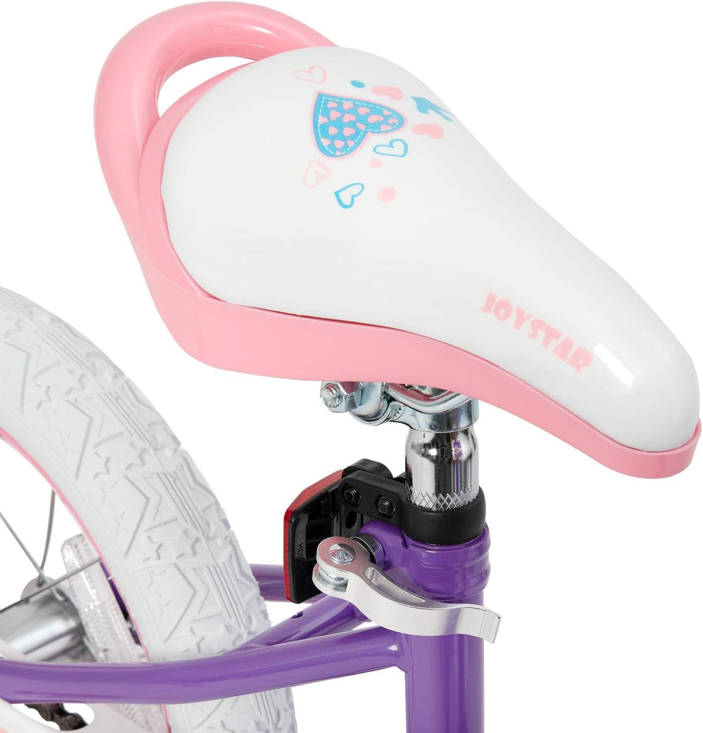 JOYSTAR Angel Girls Bike for Toddlers and Kids Ages 2-13 Years Old, 12 14 16 18 20 Inch Kids Bike with Training Wheels & Basket, 20 24 Inch Girls Bicycle with Handbrake & Kickstand