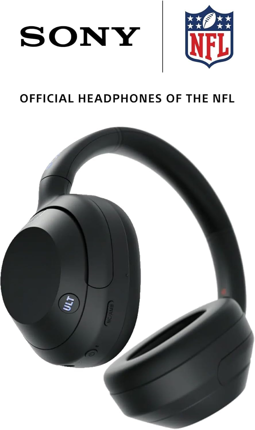 Sony ULT WEAR Over-Ear Noise Canceling Bluetooth Headphones with Alexa Built-in, Comfortable Design, 30-Hour Battery, Massive Bass, & Signature Noise Canceling Found in 1000X Series, Black