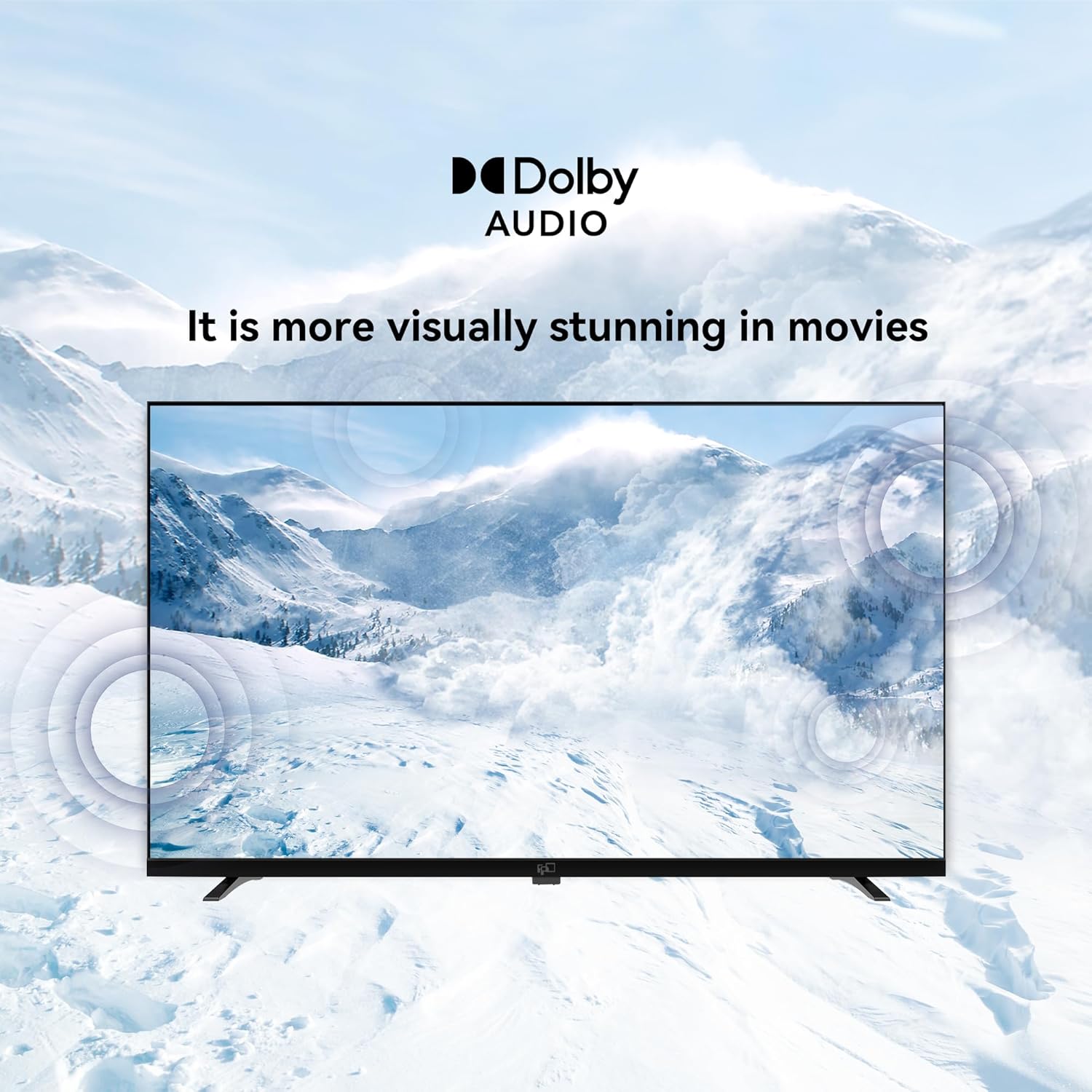 FPD 40-inch Smart TV, 1080p Full HD Google TV with Google Play Built-in Google Cast, HDR 10, Dolby Audio, Voice Remote, Stream Live Television (Palette-Series, CG40-P3)