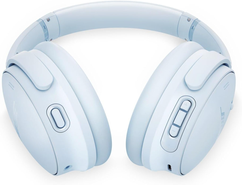 Bose QuietComfort Headphones - Wireless Bluetooth Headphones, Active Over Ear Noise Cancelling and Mic, USB-C Charging, Deep Bass, Up to 24 Hours of Playtime, Ice Blue - Limited Edition Color