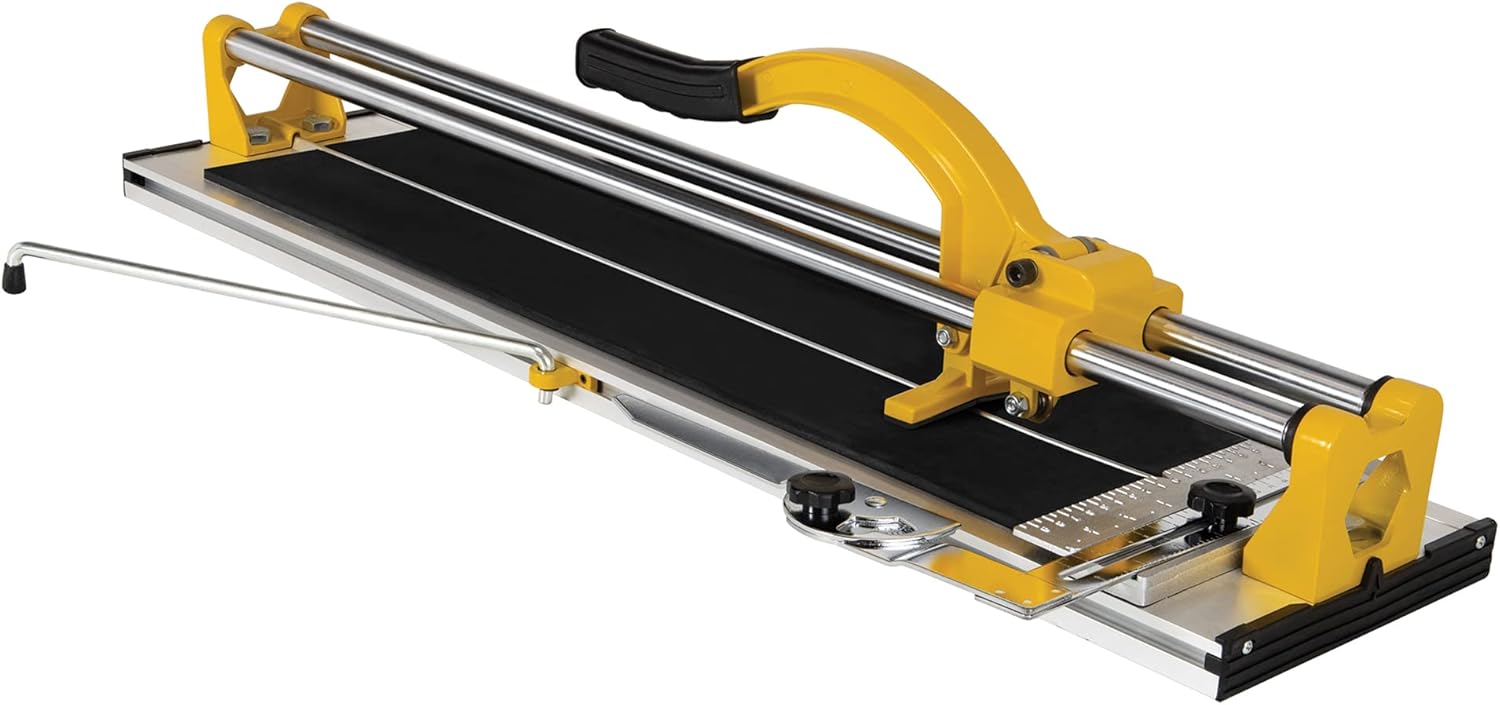 QEP 10630 24-Inch Manual Tile Cutter with Tungsten Carbide Scoring Wheel for Porcelain and Ceramic Tiles