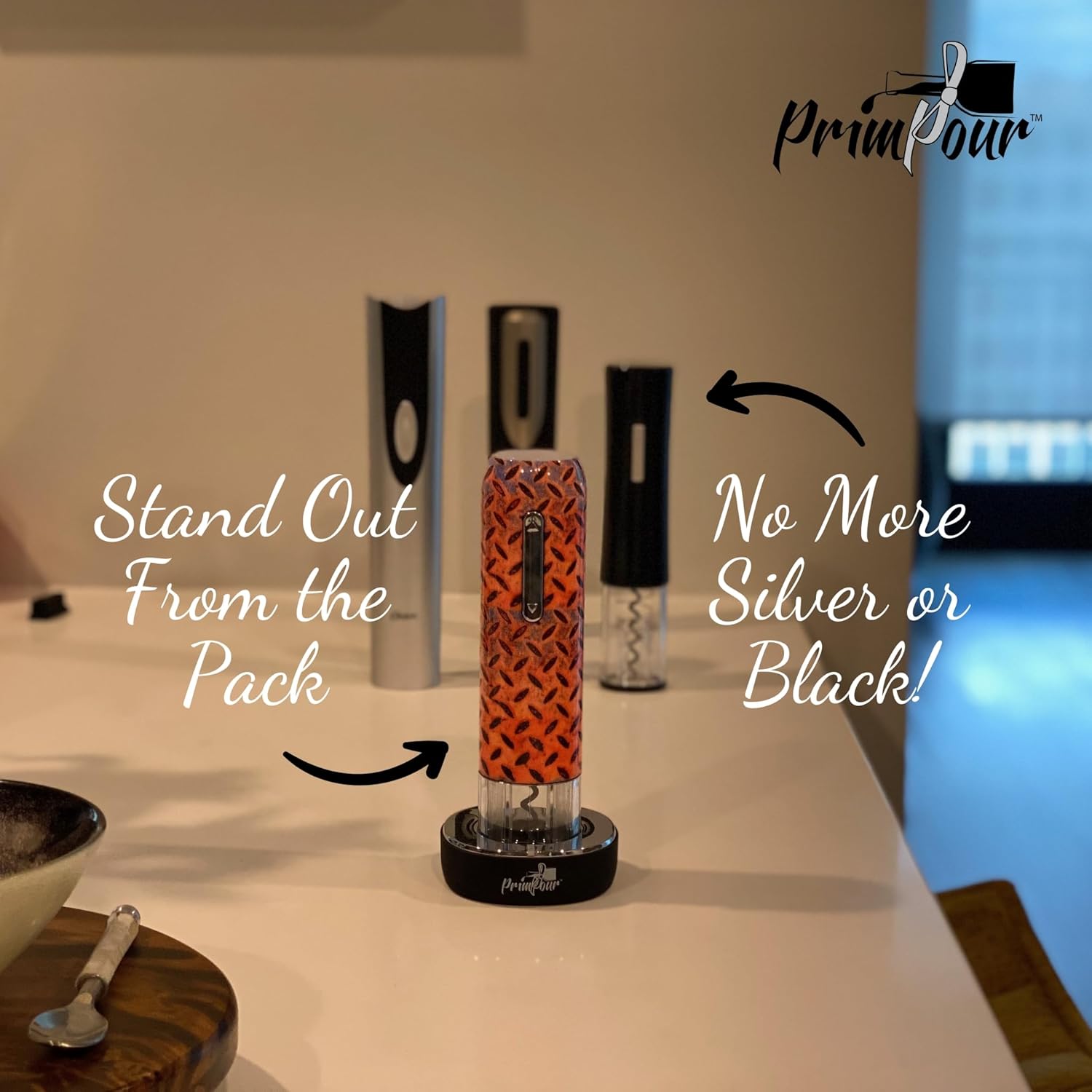 Electric Wine Opener – Premium Automatic Corkscrew with Rechargeable Charging Base – Luxury Wine Accessory