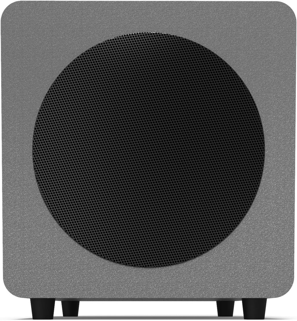 Kanto SUB8VMG Sealed Powered Subwoofer | 300W Peak Power | 8" Woofer | Matte Grey