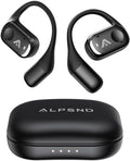 Joy Open-Ear Headphones, Wireless Bluetooth 5.4 Earbuds, Over-Ear Around-Ear Earhook, Sports Fit for Running & Workouts, ENC Clear Calls, HD Sound, App EQ, 40H Battery, IPX4 Sweatproof, Black