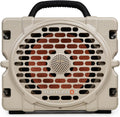 Turtlebox Grande: Loud! Outdoor Portable Bluetooth 5.4 Speaker | Rugged, Waterproof, Ultra-Portable | Plays to 126db, Deep Bass, Shockproof, Unlimited Pairing (Black Handle, Tan)
