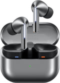 Samsung Galaxy Buds 3 Pro AI True Wireless Bluetooth Earbuds, Noise Cancelling, Sound Optimization, Redesigned Comfort Fit, Silver US Version, Amazon Exclusive, 2Yr Warranty