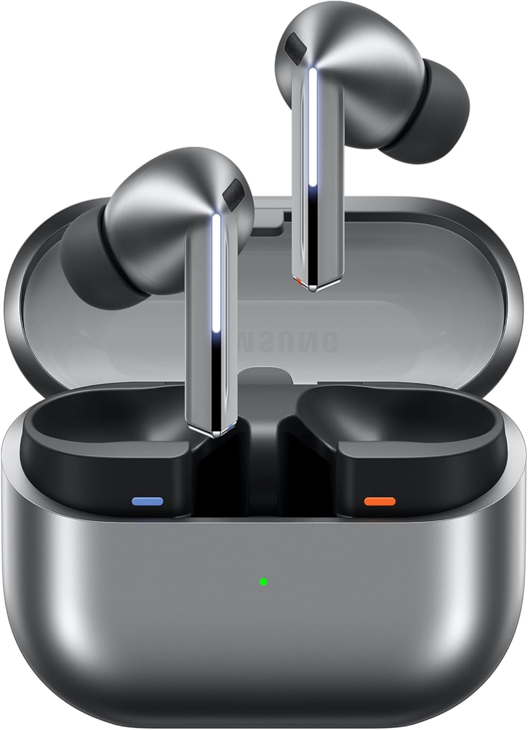 Samsung Galaxy Buds 3 Pro AI True Wireless Bluetooth Earbuds, Noise Cancelling, Sound Optimization, Redesigned Comfort Fit, Silver US Version, Amazon Exclusive, 2Yr Warranty