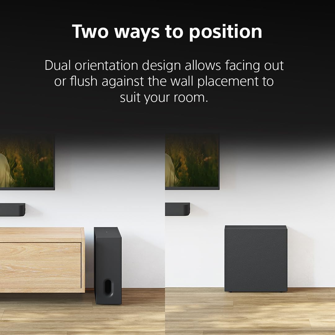 Sony BRAVIA Theater Sub 7 SA-SW7 Slim Wireless Subwoofer for Soundbar/Home Theater Sound System, Compatible with BRAVIA Theater (Quad, Bar 9/8/7), HT-A7000/HT-A5000/HT-A3000, STR-AN1000, 2026 Model