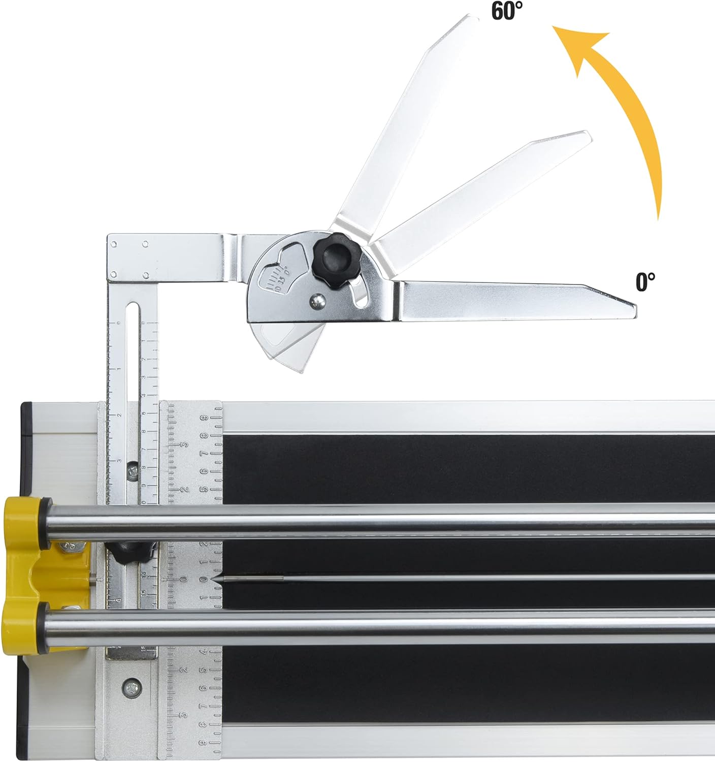 QEP 10630 24-Inch Manual Tile Cutter with Tungsten Carbide Scoring Wheel for Porcelain and Ceramic Tiles