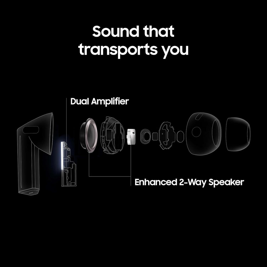 Samsung Galaxy Buds 3 Pro AI True Wireless Bluetooth Earbuds, Noise Cancelling, Sound Optimization, Redesigned Comfort Fit, White US Version, Amazon Exclusive, 2Yr Warranty