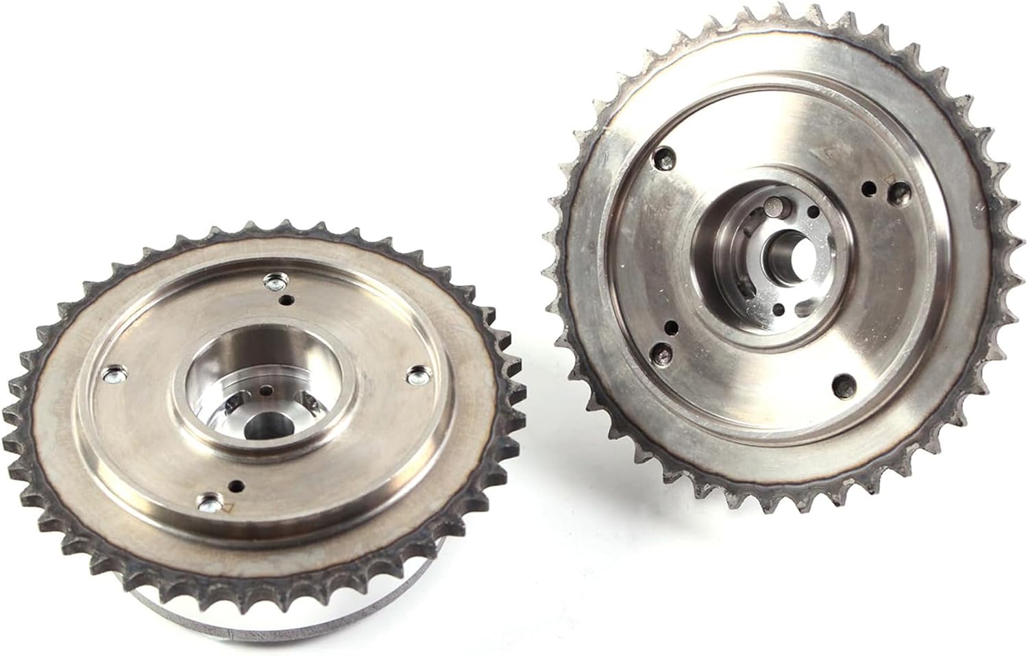 AUCERAMIC Timing Chain Kit With Intake & Exhaust CVVT Gear Sprocket Fit for Hyundai Elantra 2014-2016,Kia Soul 2014-2019, 2.0L G4NA G4NC, Replace# 24321-2E200 24350-2E201
