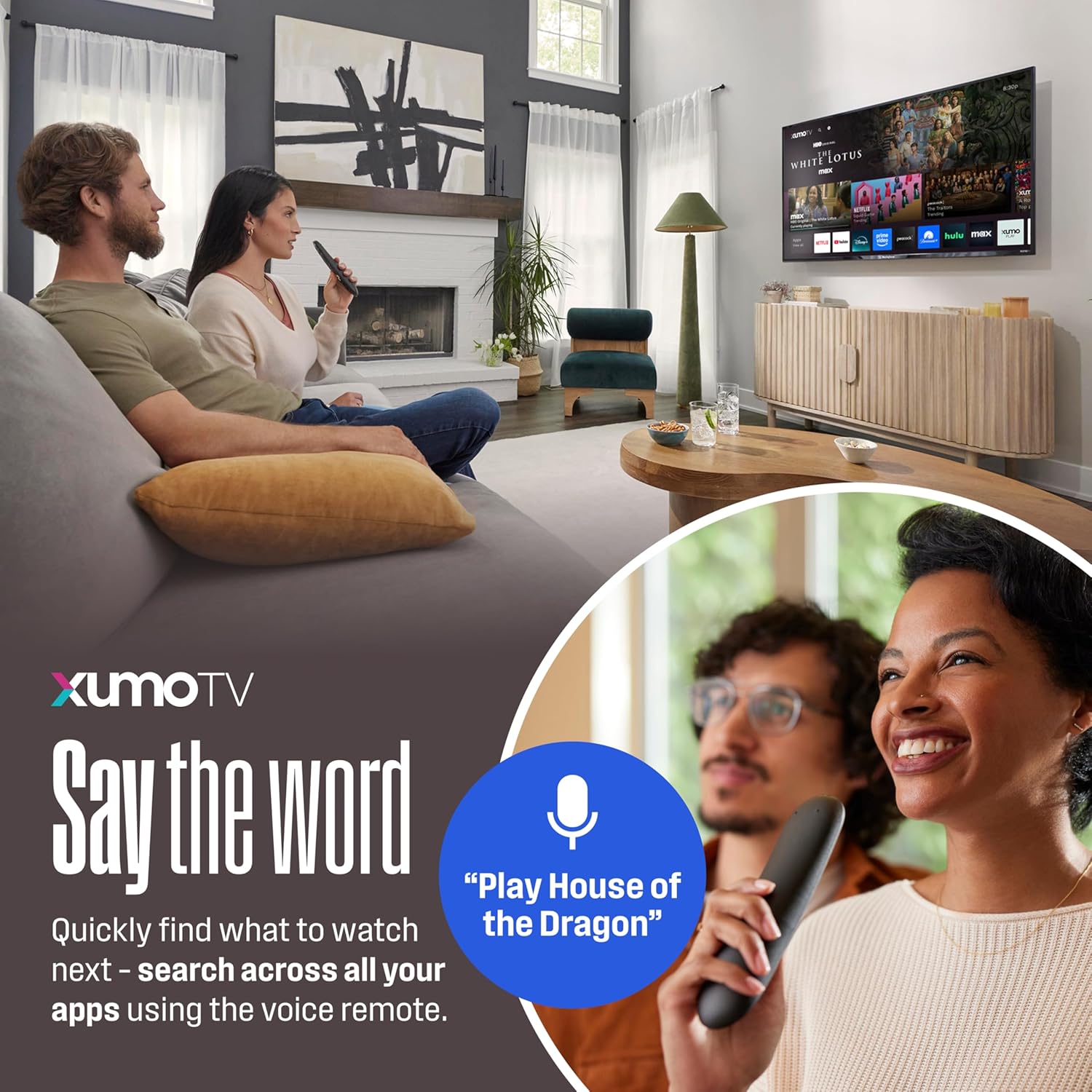Westinghouse 40-inch Smart TV, FHD 1080P Xumo TV w/Voice Remote, Flat Screen Television w/Dolby Atmos, Bluetooth, Apple AirPlay, Wi-Fi & Mobile Connectivity