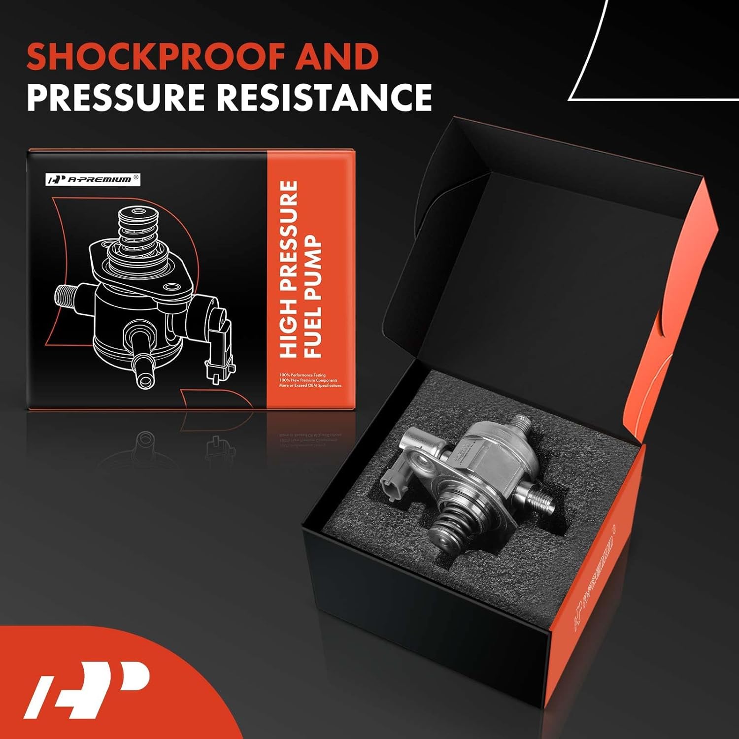 A-Premium Direct Injection High Pressure Fuel Pump Compatible with Chevrolet Traverse, Camaro & GMC Acadia, Acadia Limited & Buick Enclave, LaCrosse, Allure & Cadillac CTS, STS & Saturn Outlook