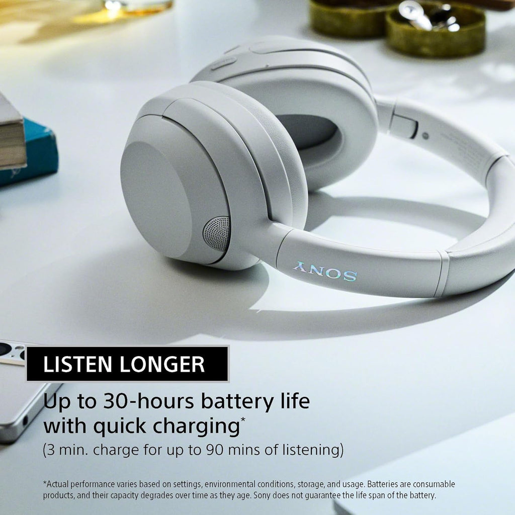 Sony ULT WEAR Over-Ear Noise Canceling Bluetooth Headphones with Alexa Built-in, Comfortable Design, 30-Hour Battery, Massive Bass, & Signature Noise Canceling Found in 1000X Series, Black