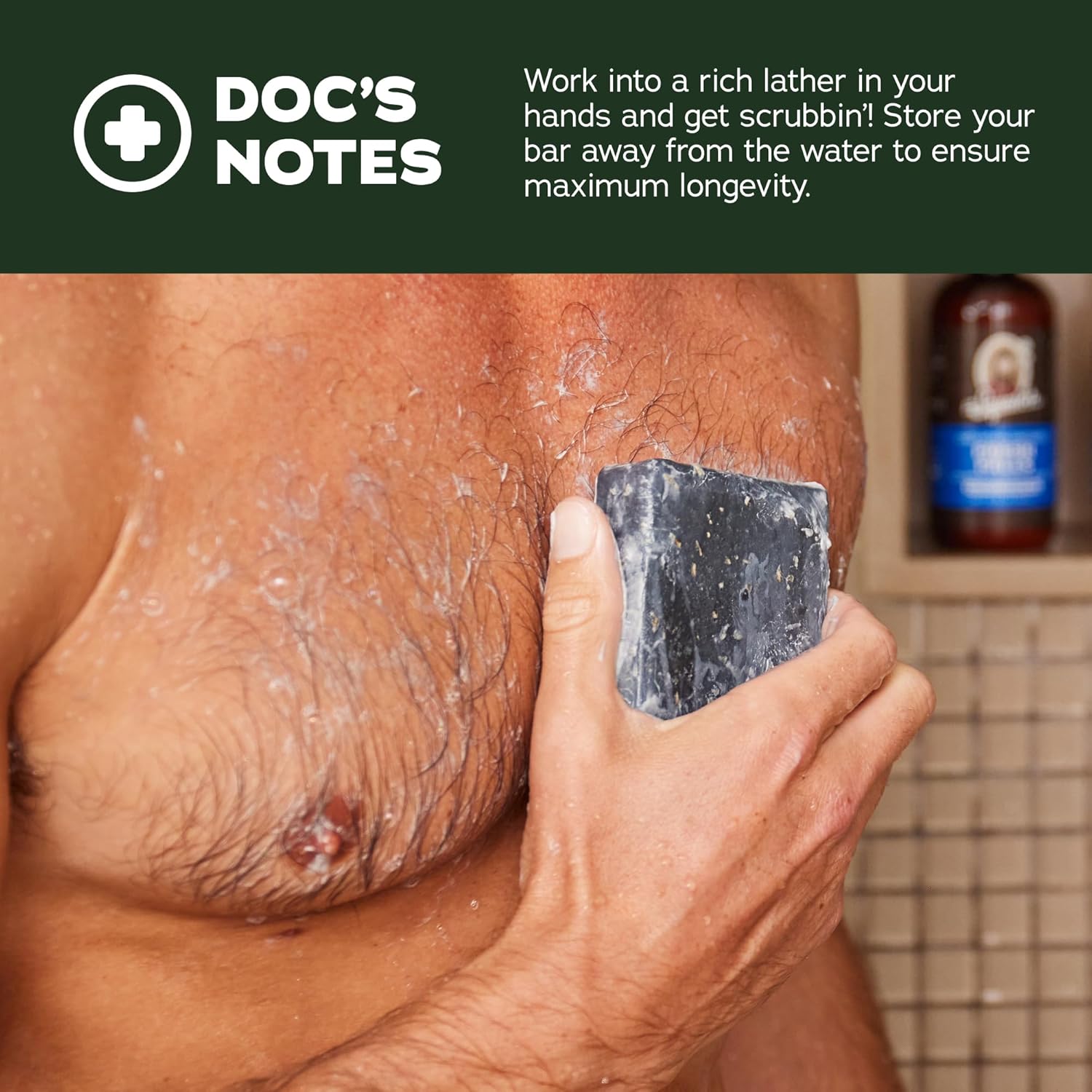 Dr. Squatch Natural Men's Bar Soap - Cold Process Body Soap Bar with Natural Oils - Gifts for Men - Sandalwood Summit, Mountain Meadow & Lumberjack Lodge (5 oz, 3-Pack)