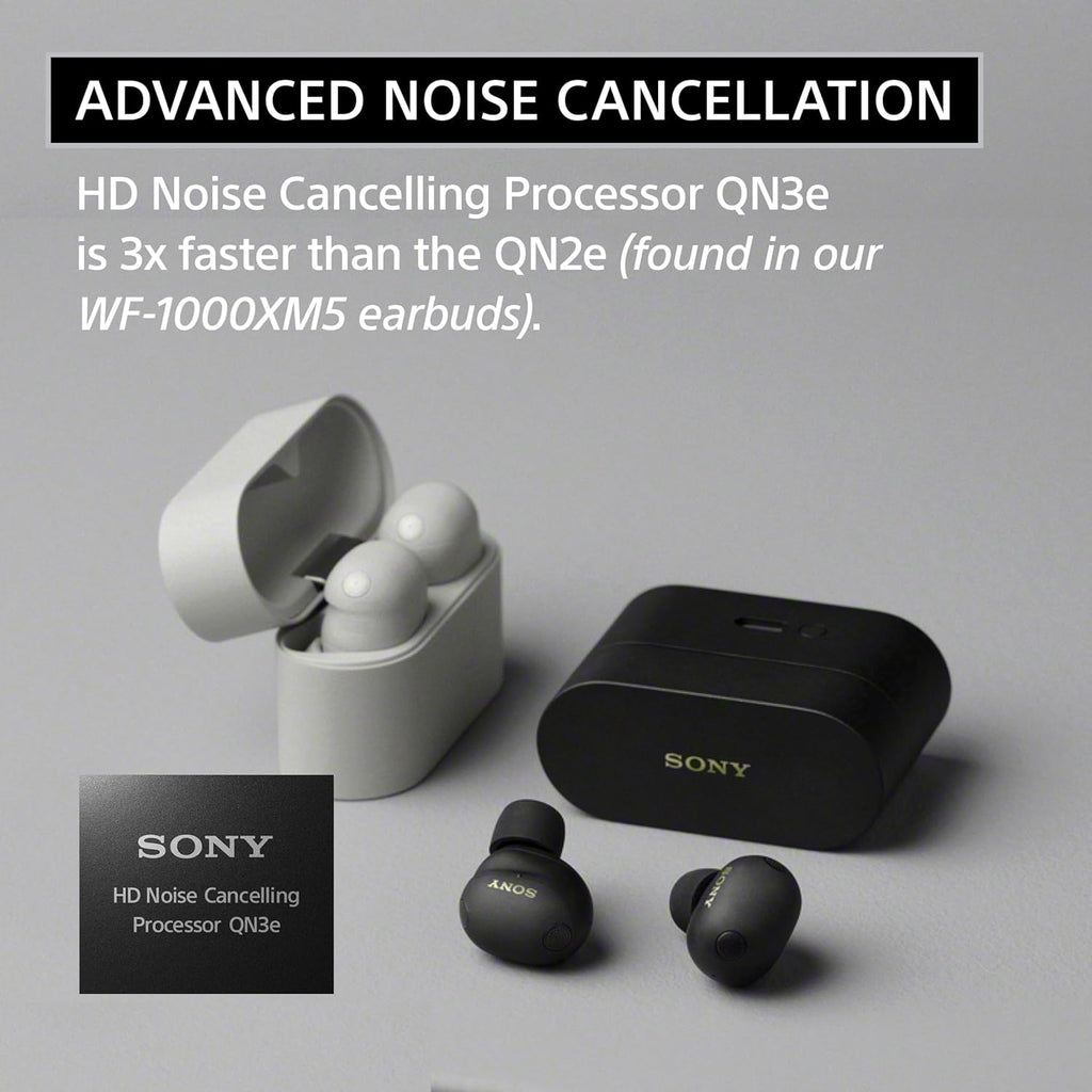 Sony WF-1000XM6 The Best Truly Wireless Noise Cancelling Earbuds (2026 Model), Bluetooth in-Ear Headphones, with Studio-Quality Sound, Up to 24 Hours of Battery Life, Platinum Silver